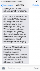 SMS-A9-Wijkertunnel